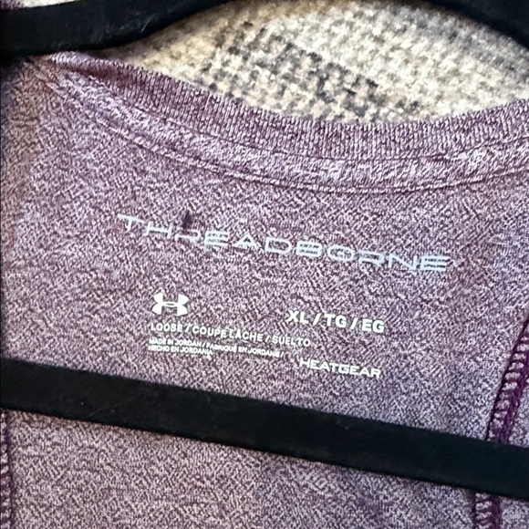 Under Armour Women's Heathered Purple Tank Top - Picture 2 of 7